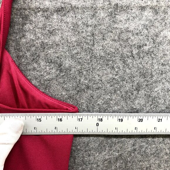 Lulus Wide Leg Jumpsuit Size L Evening of Intrigue Pink Sleeveless Formal Barbie - Picture 8 of 12